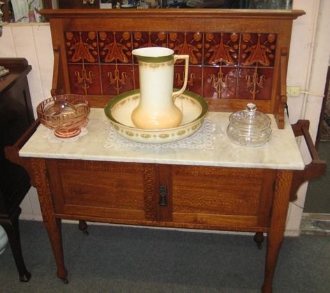 Silky Oak Washstand   SOLD